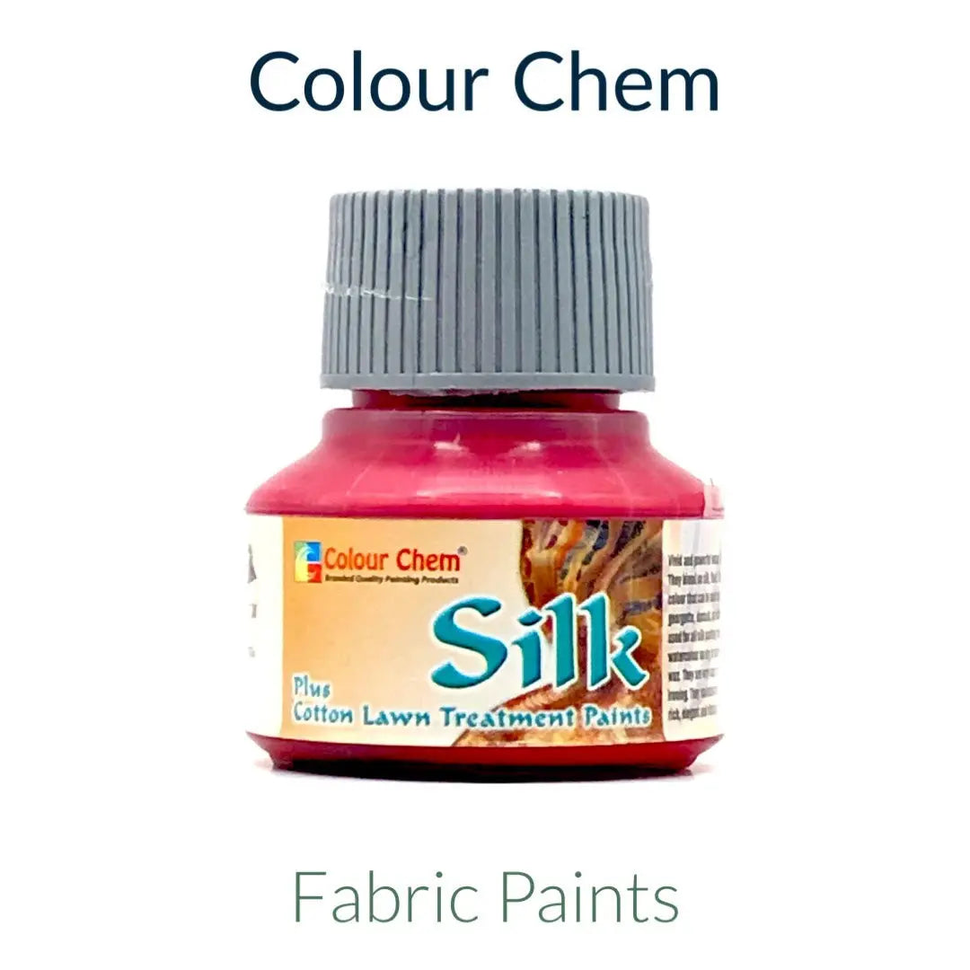 Colour Chem fabric paints for silk organza - 30 ml available in different fabric colours ARTISM STORE