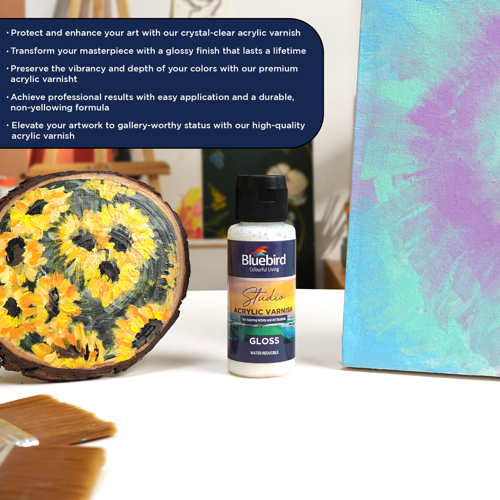 Bluebird Studio Acrylic Varnish - Gloss 100ML