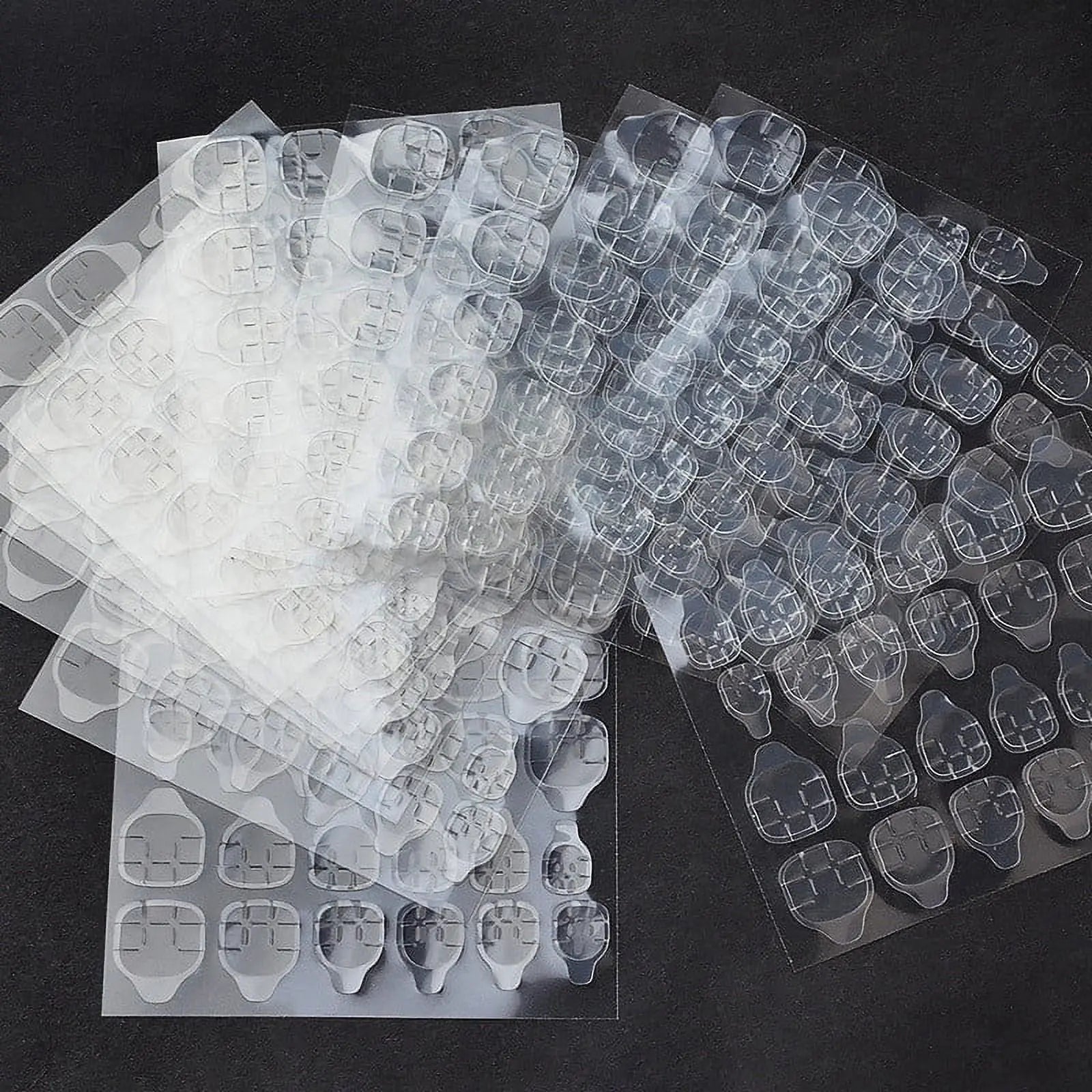 240pcs/10 Sheets Double Sided False Nail Art Adhesive Tape Glue Sticker DIY Artism Store: Unique Art & Creative Supplies