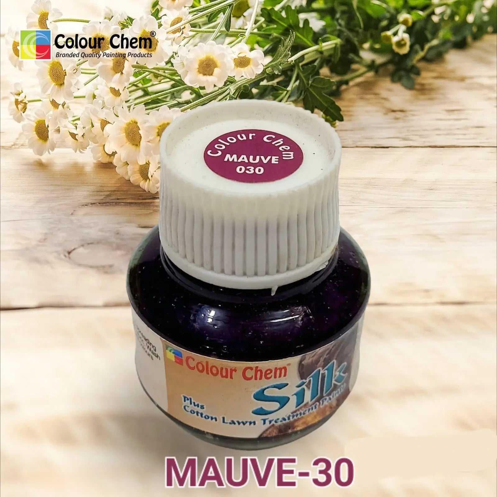 Colour Chem fabric paints for silk organza - 30 ml available in different fabric colours ARTISM STORE