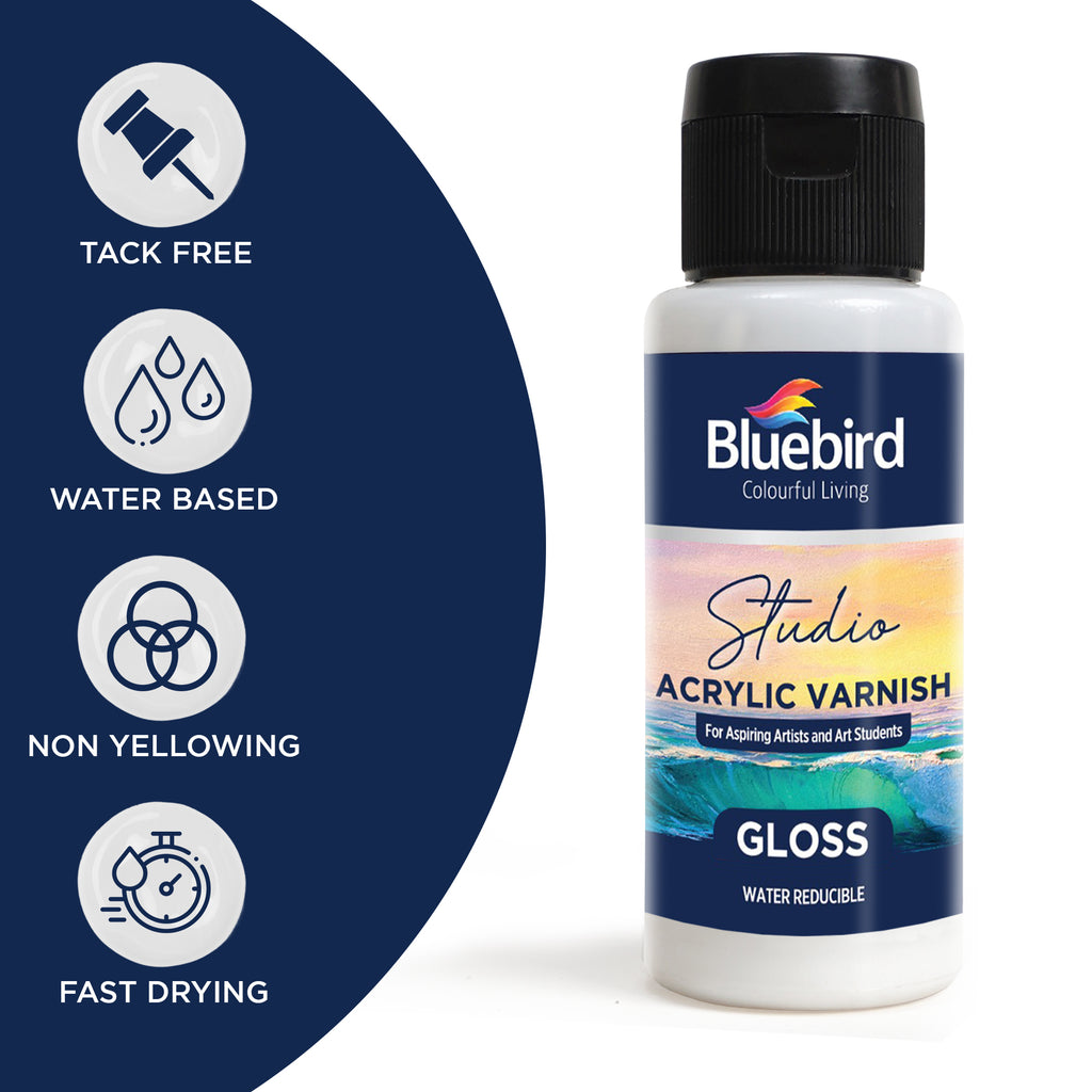 Bluebird Studio Acrylic Varnish - Gloss 100ML