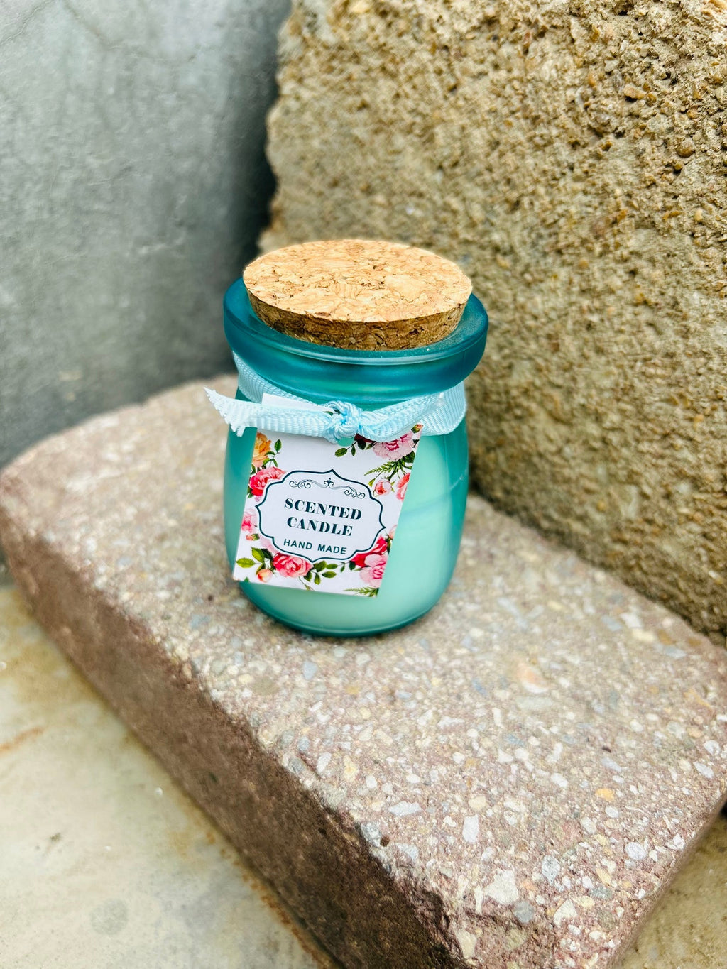 Set of 3 Scented Candle Jars for Ceremony & Gifting with Refreshing Fragrance Pink Colour