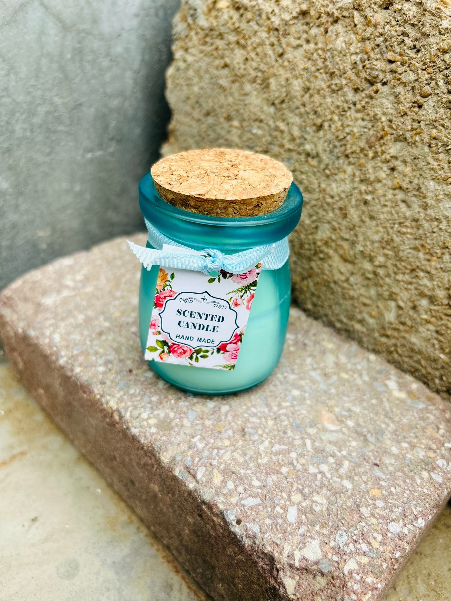 Set of 3 Scented Candle Jars for Ceremony & Gifting with Refreshing Fragrance Pink Colour