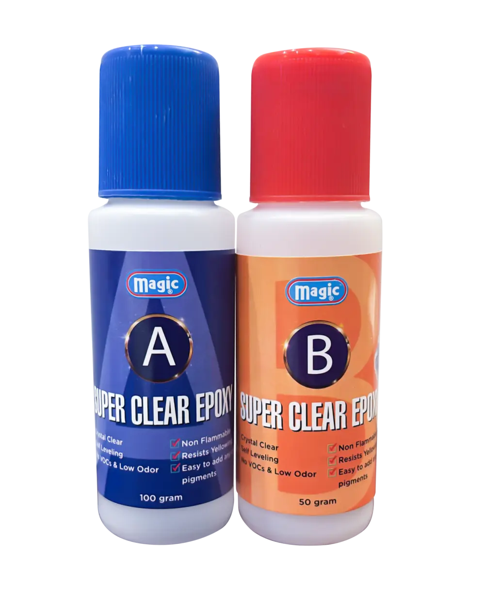 Magic Super Clear Epoxy Rasin 150 ml, 750ml , 1500ml (resin with hardner) 2:1 Pure for Art, Craft & Coating ARTSM STORE